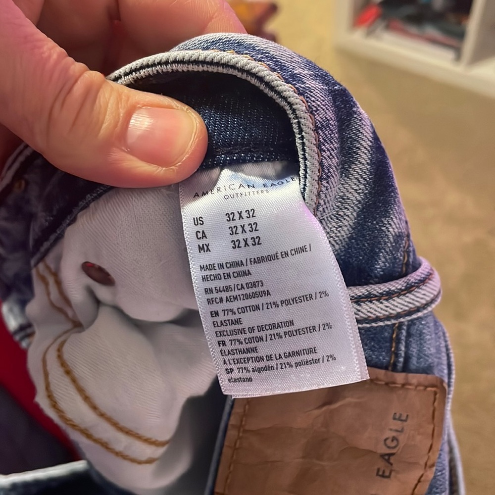 Men’s jeans  slim straight size 32x32